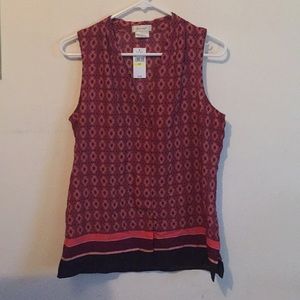 Van Heusen sleeveless blouse NWT